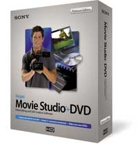 Sony Vegas movie studio +DVD platinum 7.0 editing software