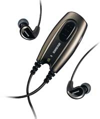 Shure E500 PTH sound-isolating earphones