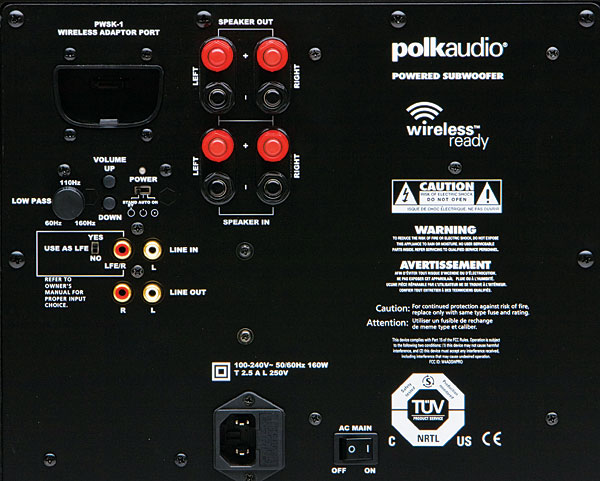 polk audio dsw pro 440