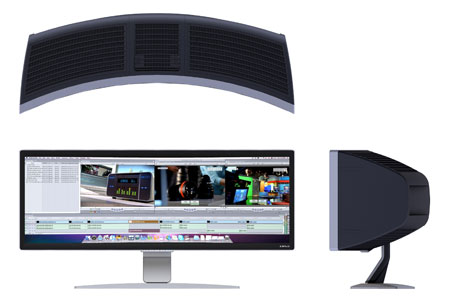 ostendo curved monitor