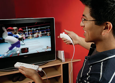 nintendo wii game console